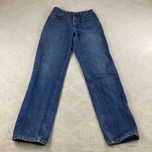 Straight Leg Jeans Lee Size 11 Med Vintage Medium Wash Womens Denim Pants